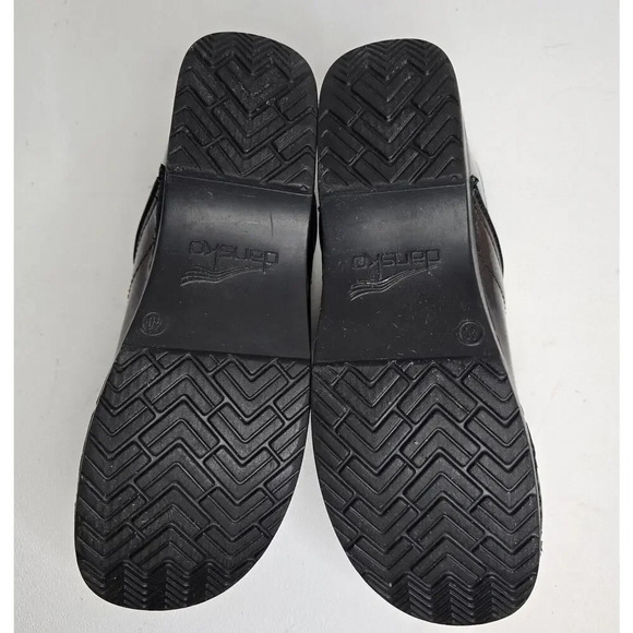 Dansko Women's Pro Multi Scribble Patent Leather Clogs Shoes Sz US 9.5-10 EU 40 - Picture 10 of 13